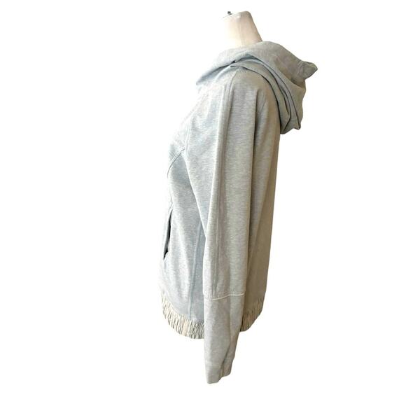Lululemon All Good Pullover Heathered Silver - Size 6 - Picture 4 of 8
